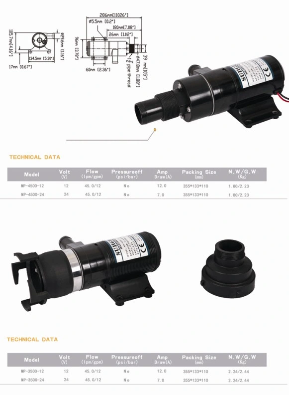 Macerator Pumps (MP-4500-12) with CE Approved