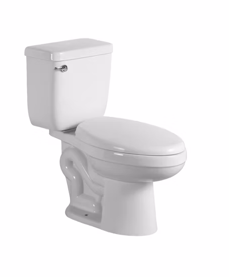 9011e Cheap Upc Elongated Siphonic Two Piece Ceramic Toilet