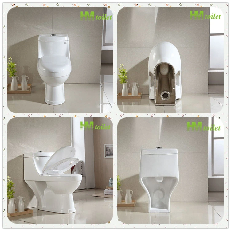 Victory Logo Cheap Price One Piece Ceramic Toilet with Big Outlet Hole