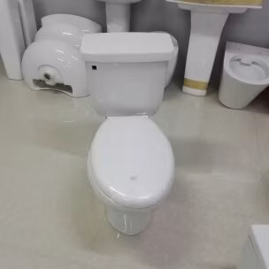 9011e Cheap Upc Elongated Siphonic Two Piece Ceramic Toilet